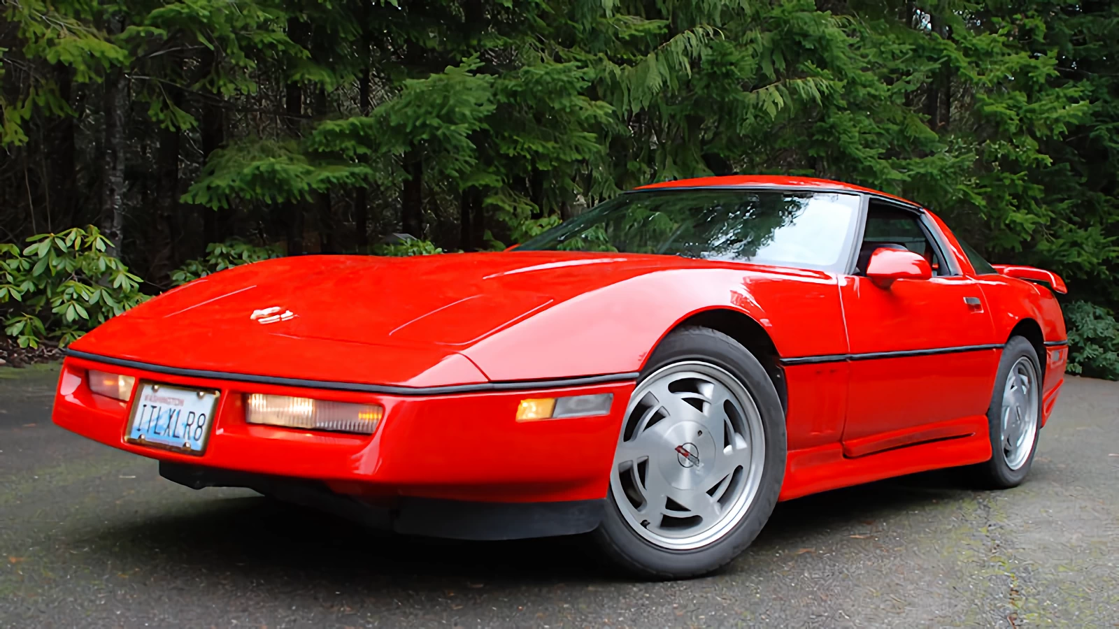 Click to Enlarge-Esc to Close Corvette Generations/C4/C4 1989 Red CraigW.webp